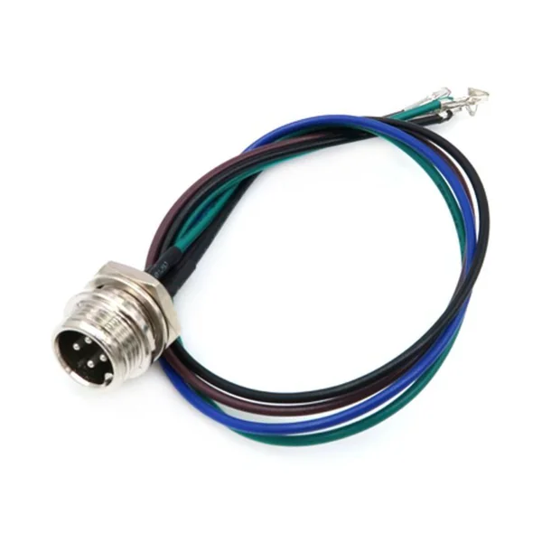 GX16 4-Pin Circular Flange Terminated Harness