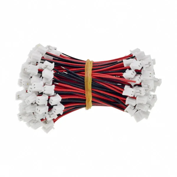 Dual-End Compact White Plug Jumper Harness