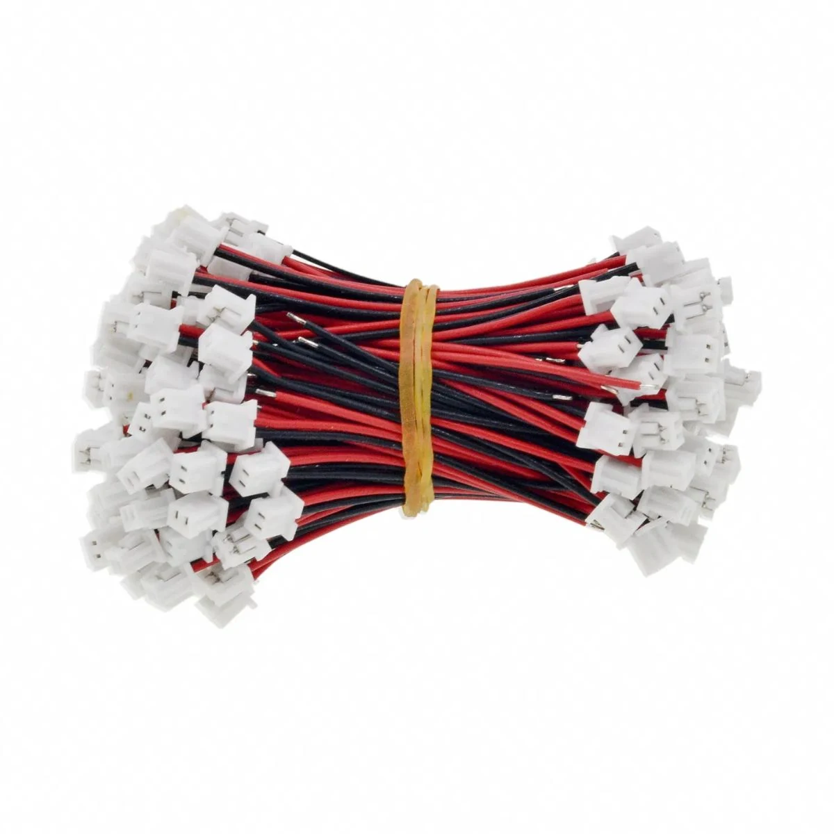 Dual-End Compact White Plug Jumper Harness