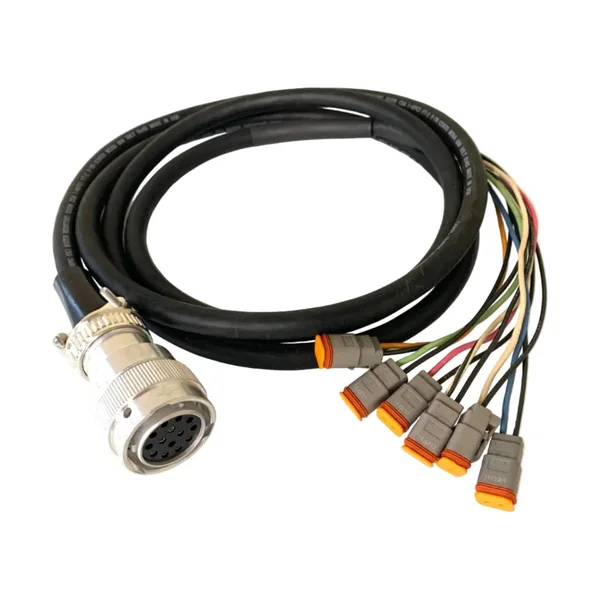 Circular 14-Pin to 6-Way 2-Pin Branch Harness