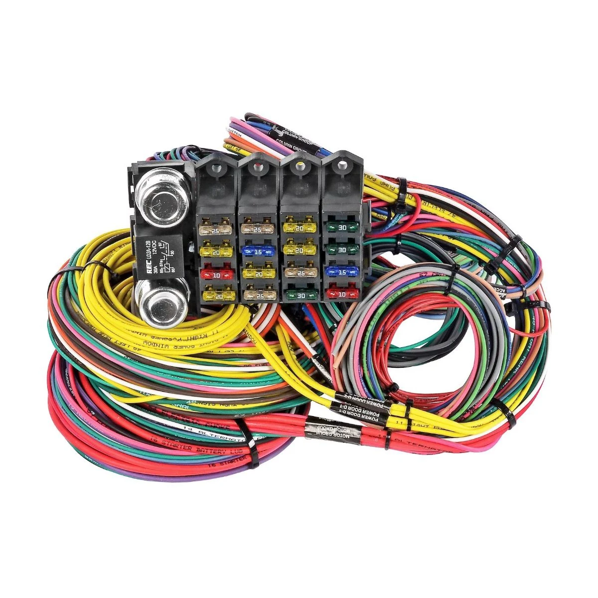 20-Circuit Fuse Box Main Wiring Harness