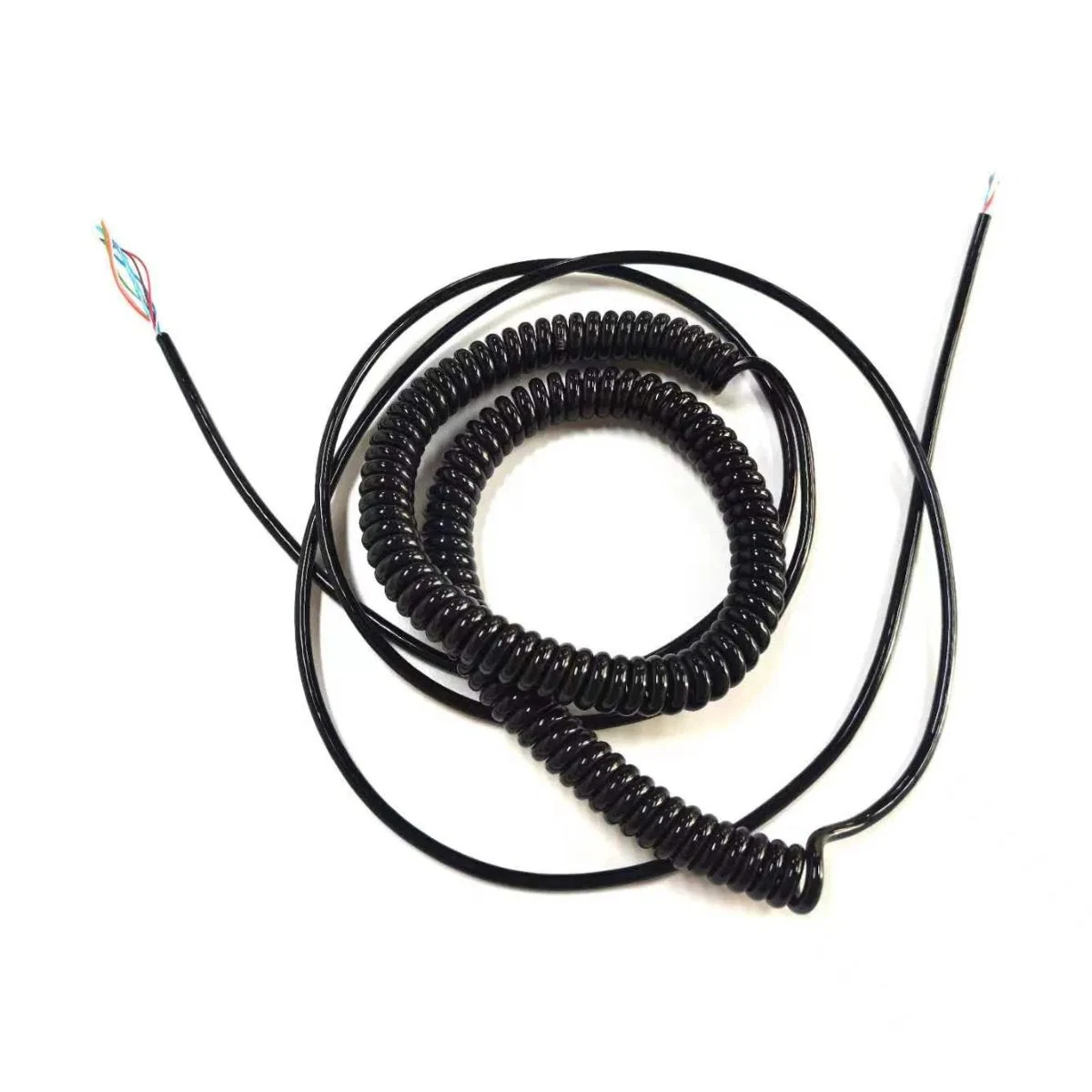 Construction close-up of Vending Machine Branch Coiled Pigtail