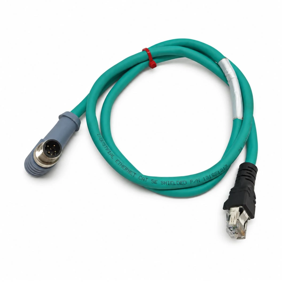 WSSD RJ45S 443-1M M12 Right-Angle to RJ45 Ethernet Cable
