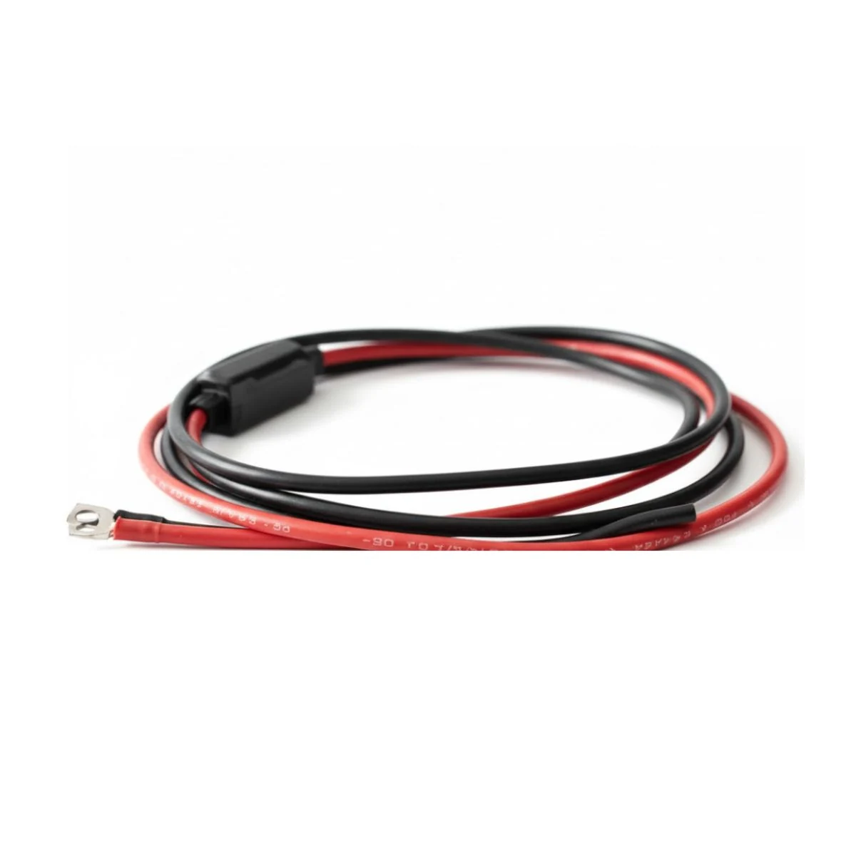 Construction close-up of High-Current Fuse Holder Ring-Terminal Harness