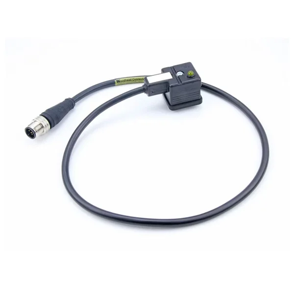 DIN Solenoid Valve Right-Angle Plug Harness