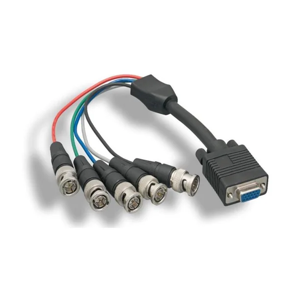 5 BNC to HD15 Female Short Harness