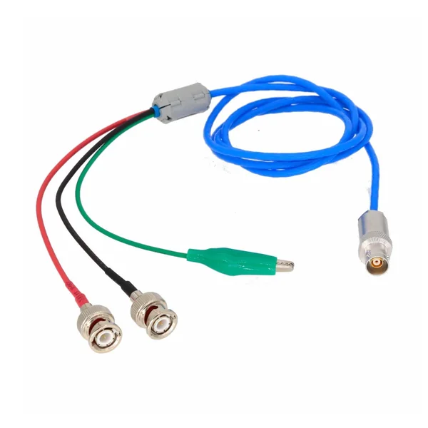 Triaxial Socket to BNC & Alligator Clips Harness