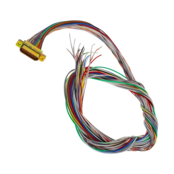 Metal-shell Micro-D open-end pigtail harness