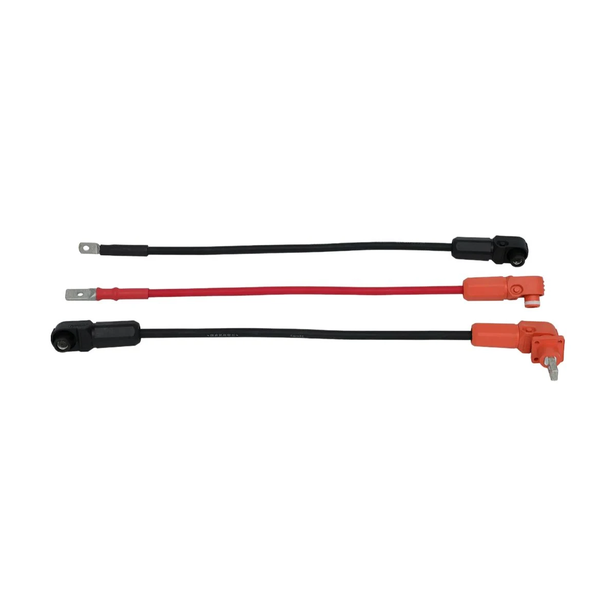 Construction close-up of MC4 Red/Black Double-Ended Solar Cable Set