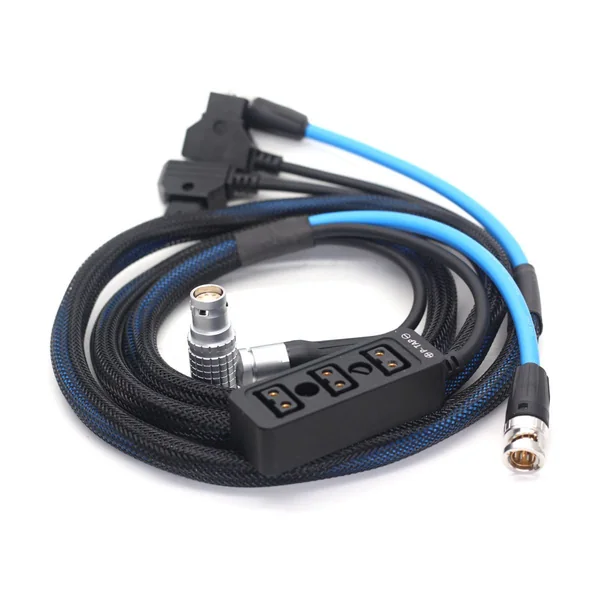 D-Tap to 8-Pin Circular Connector & Coaxial Branch Harness