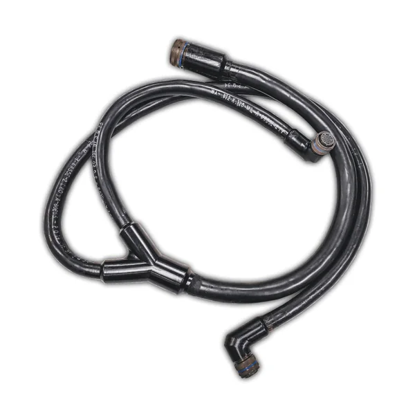 Right-Angle Circular Connector Y-Branch Jacketed Harness