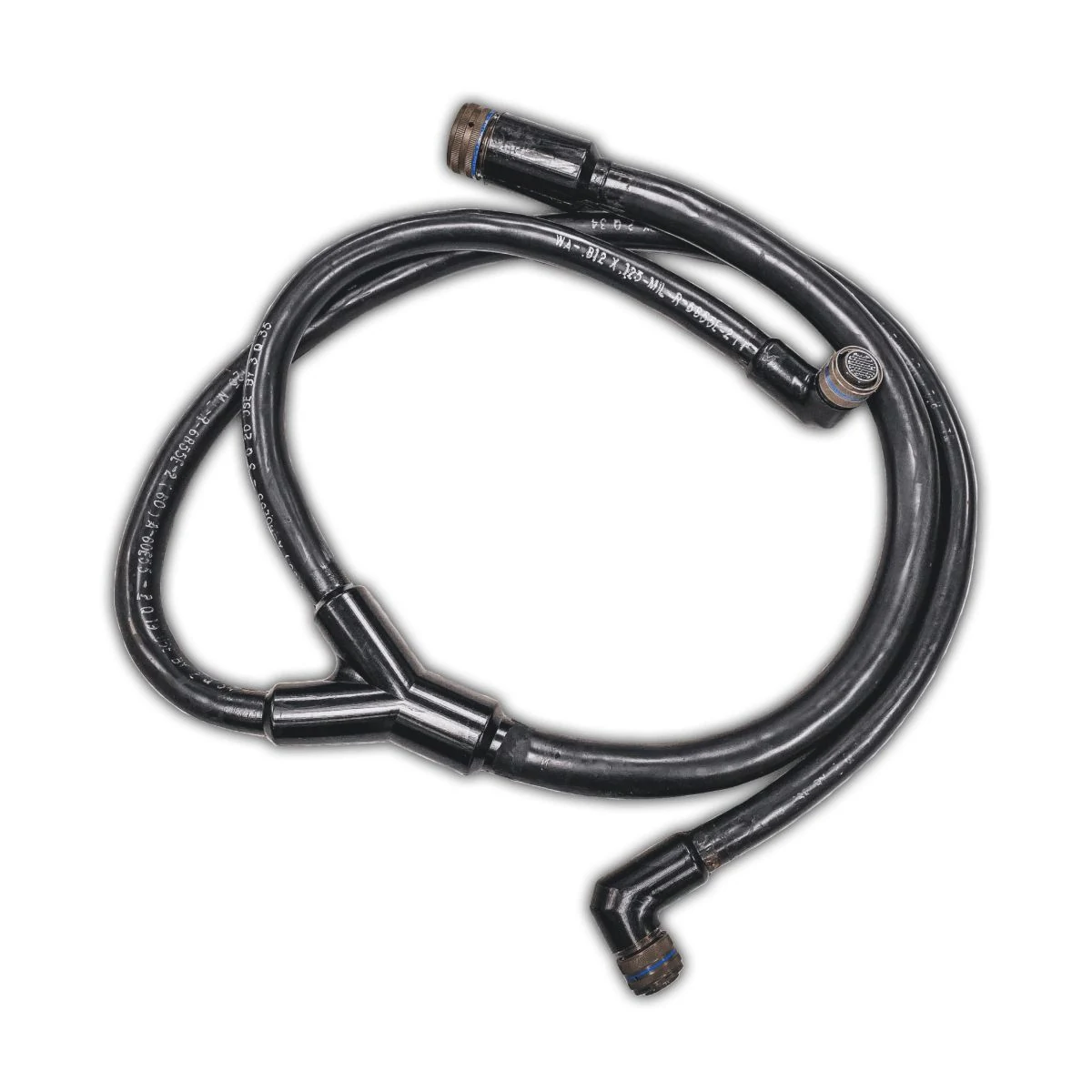Molded Y-branch cable assembly