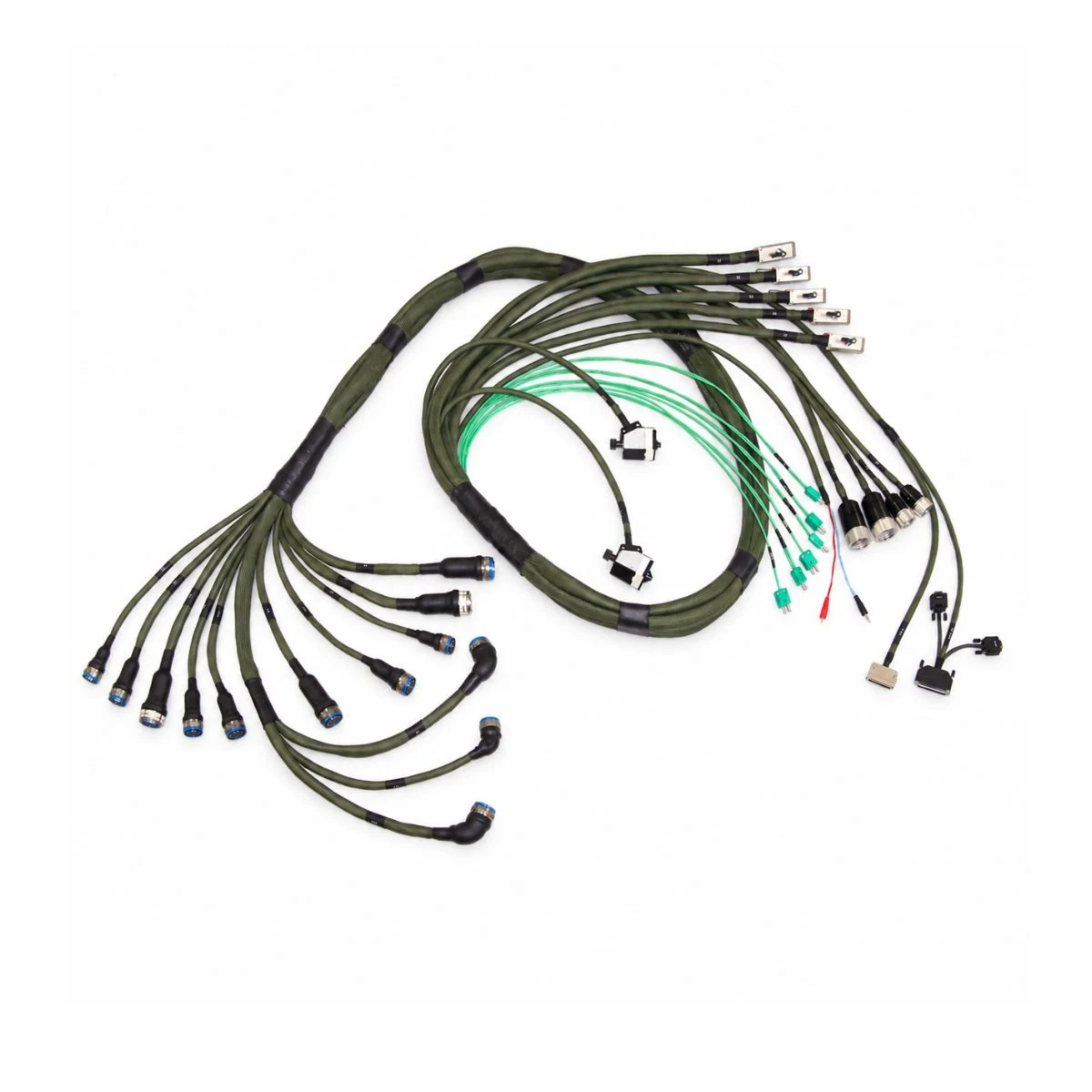 Aviation Multi-Branch Ring-Terminal Harness