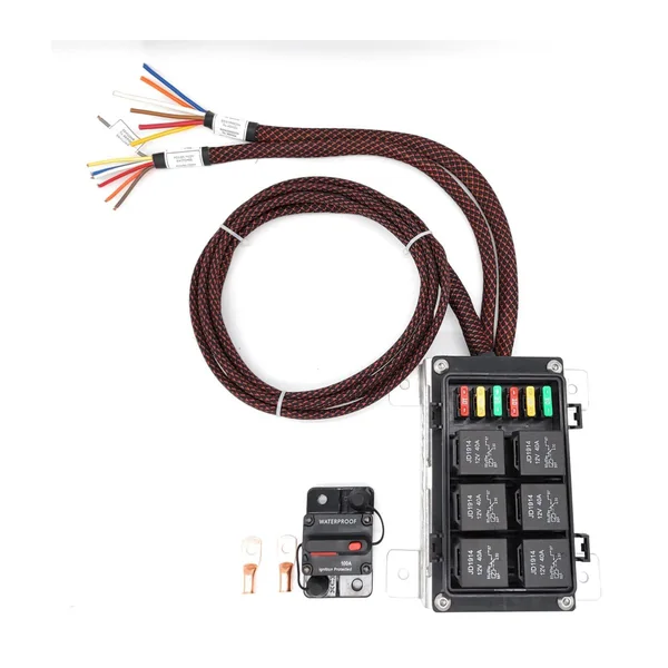 6-Relay Fuse Box Main Harness & Terminal Set