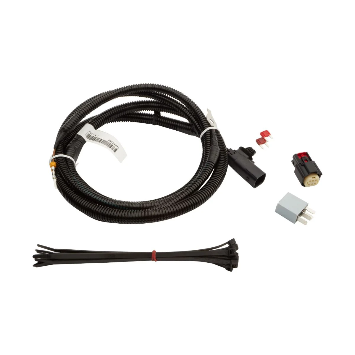 Construction close-up of Off-Road Auxiliary Light Multi-Plug Branch Harness