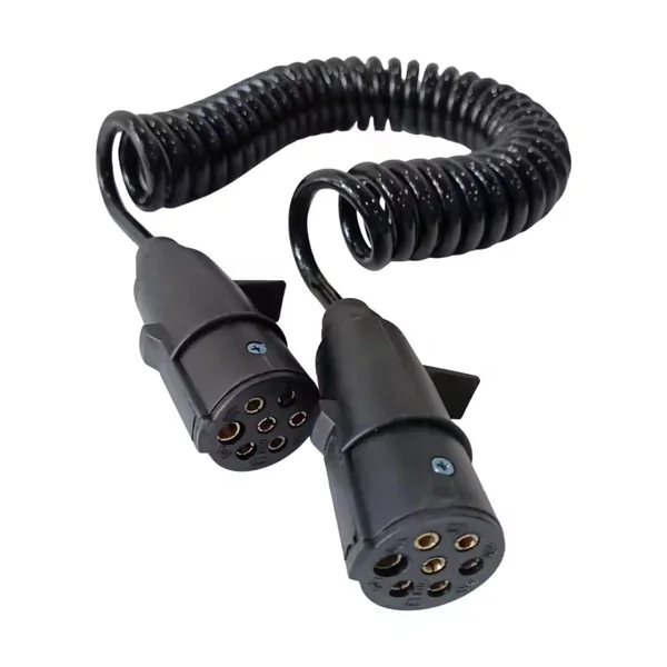 7-Pin Circular ABS Connector Coiled Harness