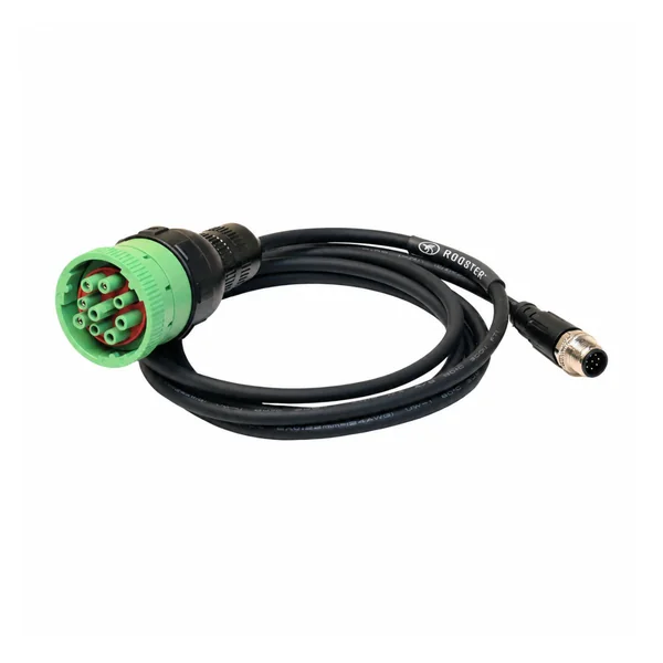 J1939 9-Pin to Compact Threaded Circular Connector Harness