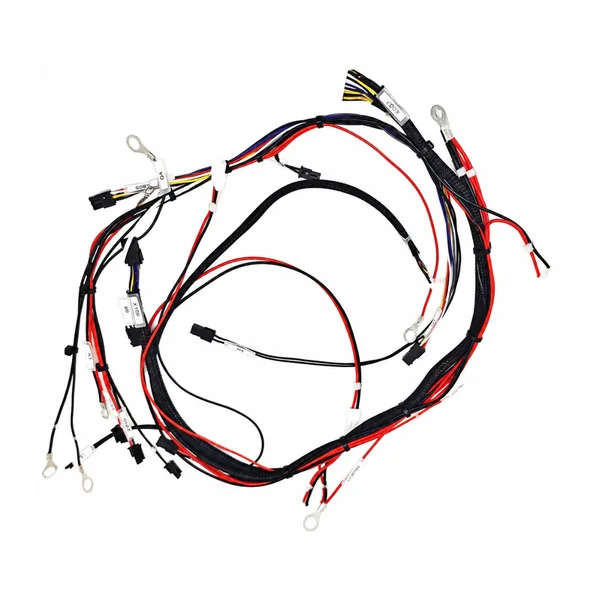 Braid-Wrapped Ring-Terminal Equipment Harness