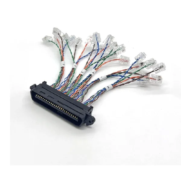 RJ21 to Multi-Way RJ45 Branch Harness