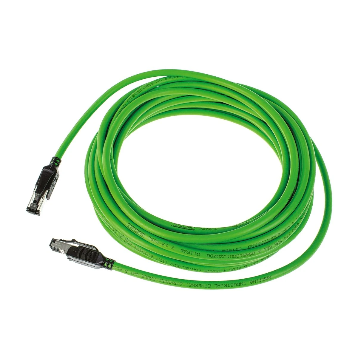 Construction close-up of RJ45 Double-Ended Network Harness