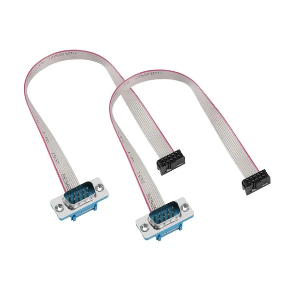 DB9 to IDC 10-Pin Grey Serial Ribbon Cable