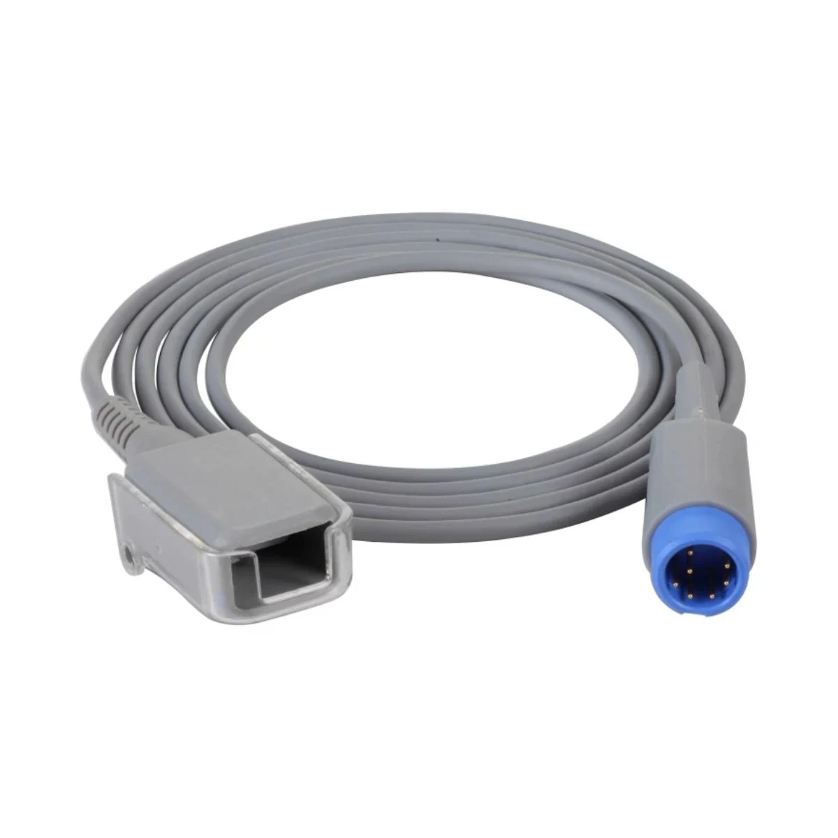 Construction close-up of 7-Pin SpO2 Monitoring Extension Harness
