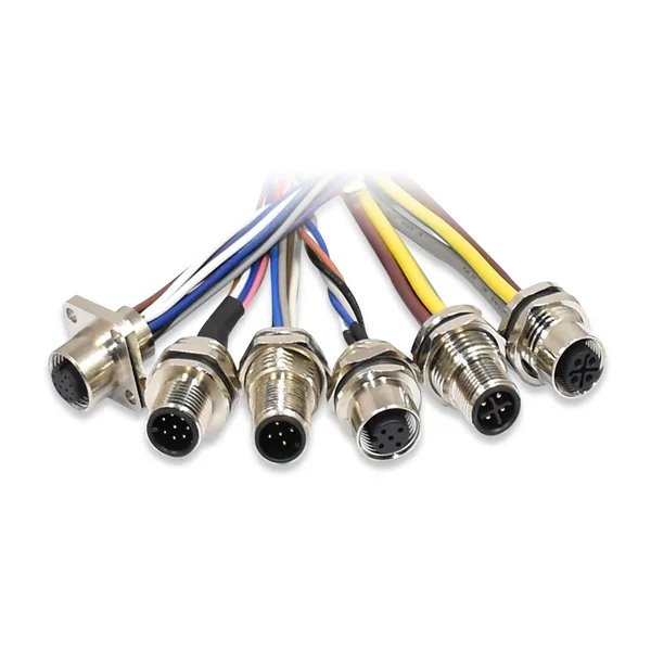 Circular Metal Flange Connector Terminated Harness Set