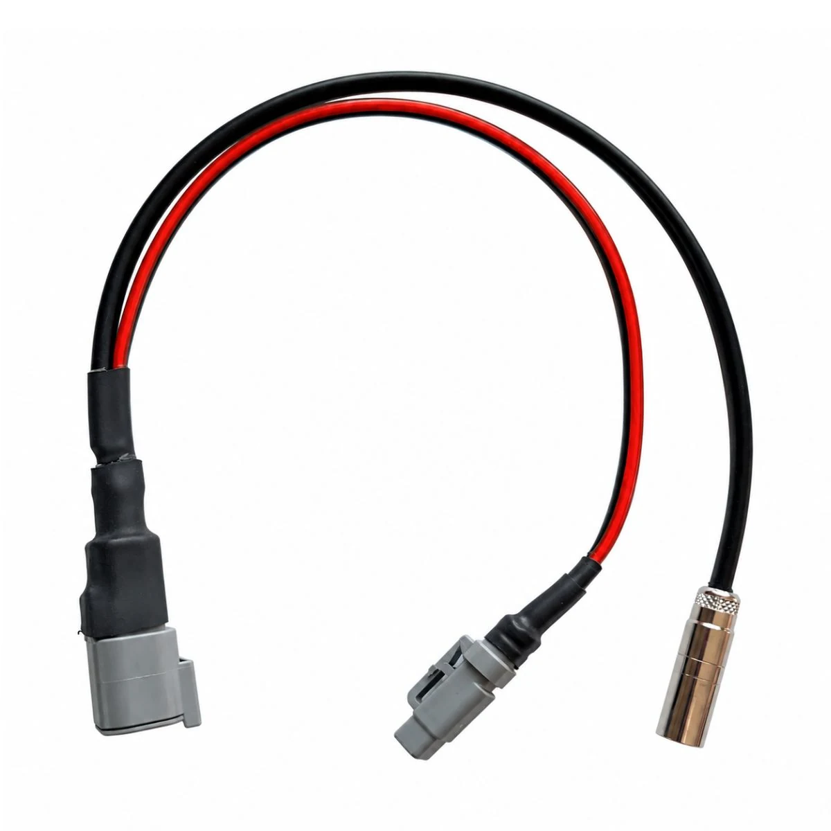 Construction close-up of GT PTT Switch & Radio Power Branch Harness