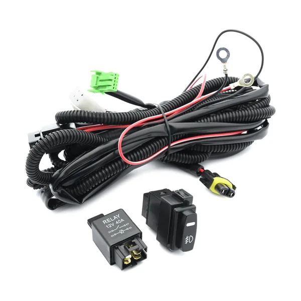 Fog-Light with Fuse Holder Relay Harness