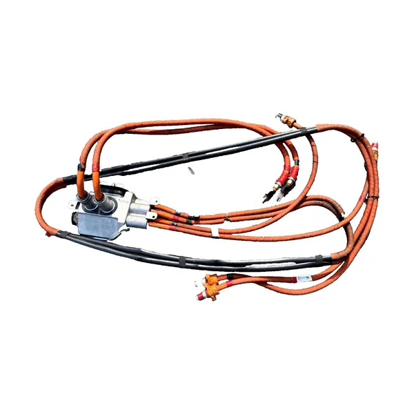 Orange/Black Sleeve Multi-Plug Automotive Branch Harness