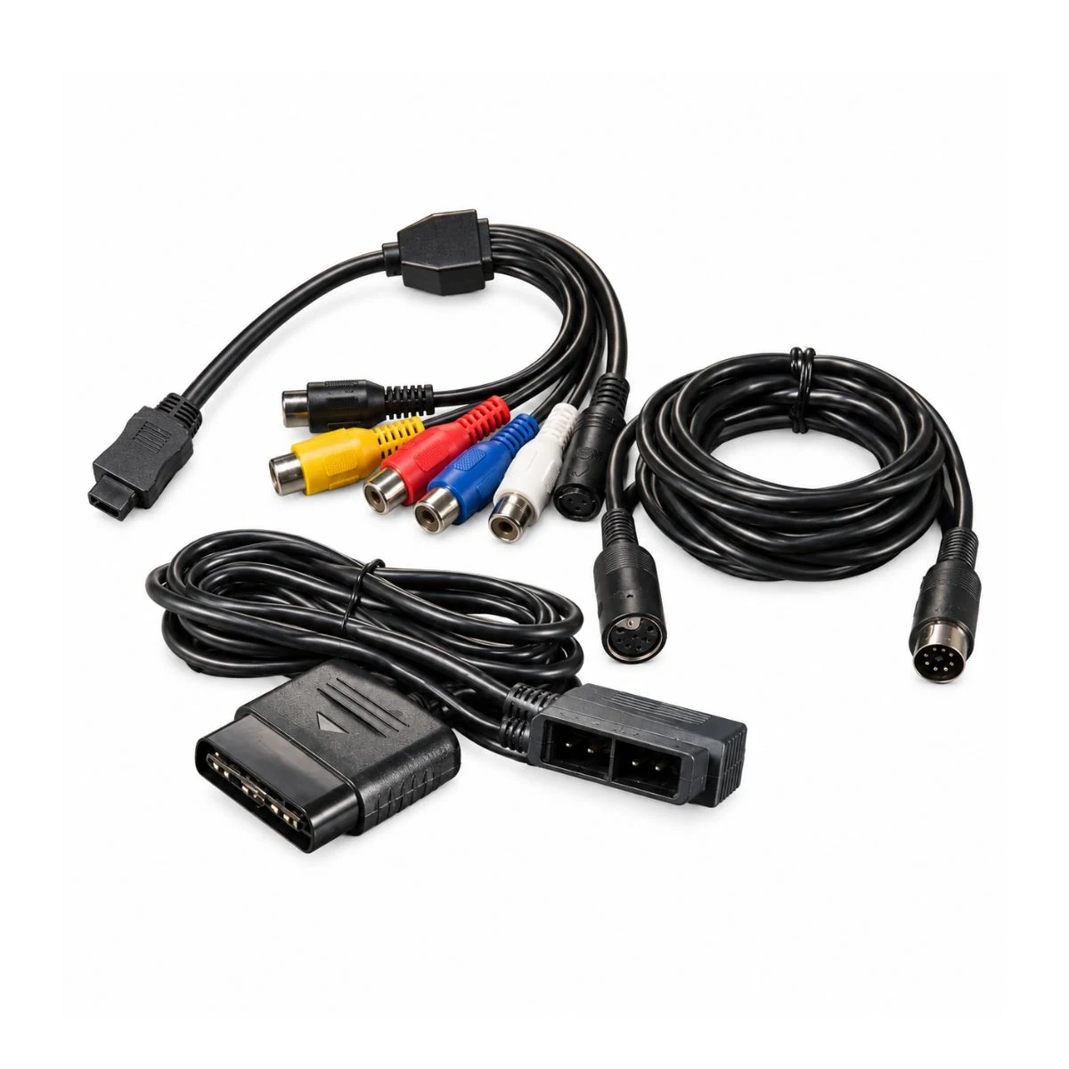 Construction close-up of SCART to RCA Video Branch Harness