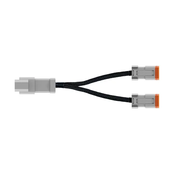 DT 1-to-2 Braided Sleeve Branch Harness
