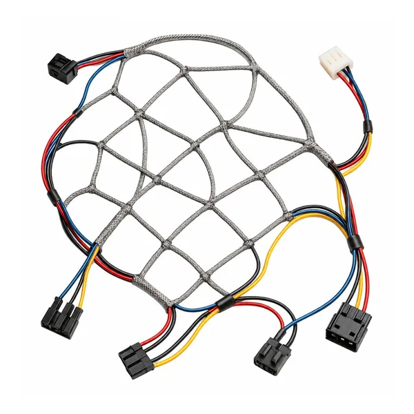 Mesh-Sleeved Multi-Way Power Harness