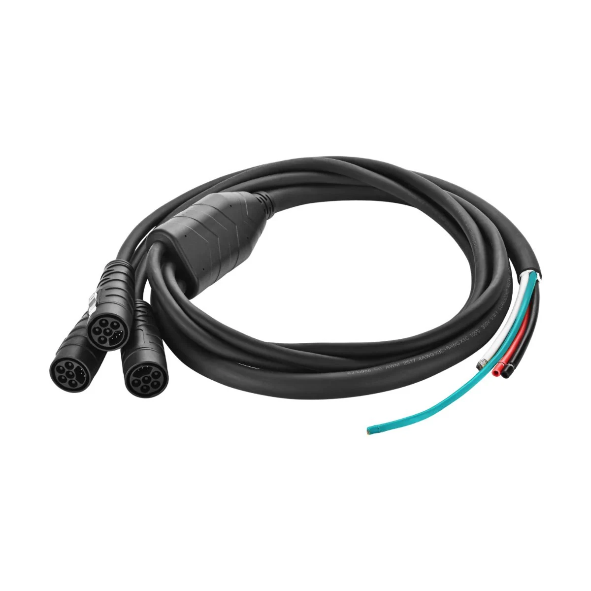 Dual Circular Connector Multi-Core Pigtail