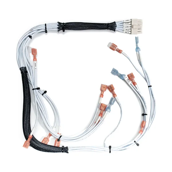 White Flat Plug Signal Branch Harness