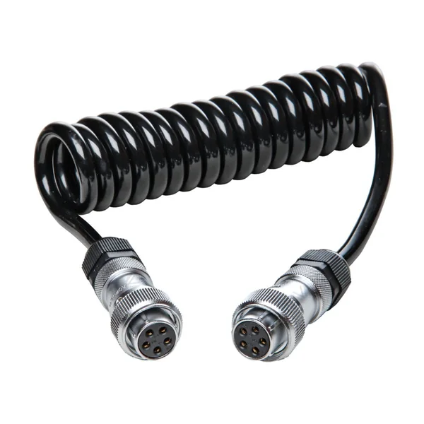 ELITE Series Circular Metal Connector Coiled Harness
