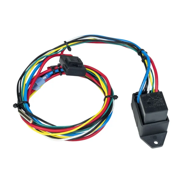 Relay & Rectangular Main Plug Color-Coded Wire Harness