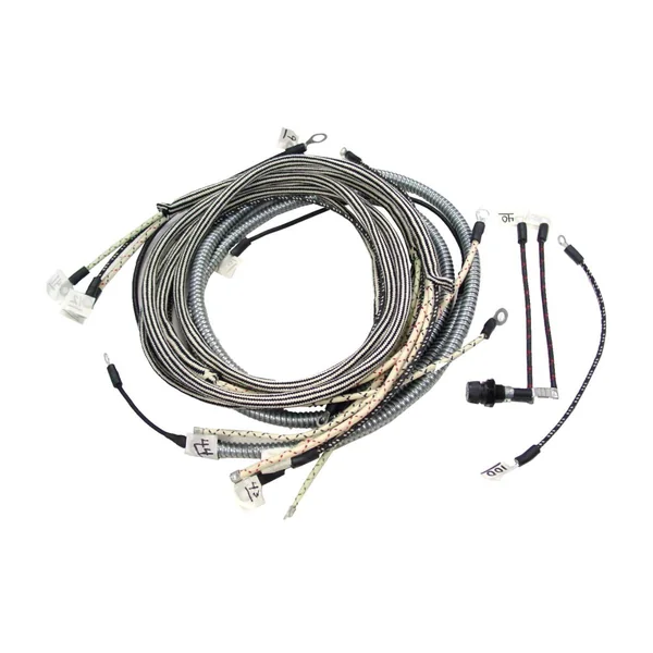 Multi-Connector Braided Sleeve Control Harness