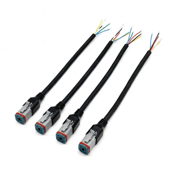 AT06-6S Rectangular Connector Terminated Harness Set