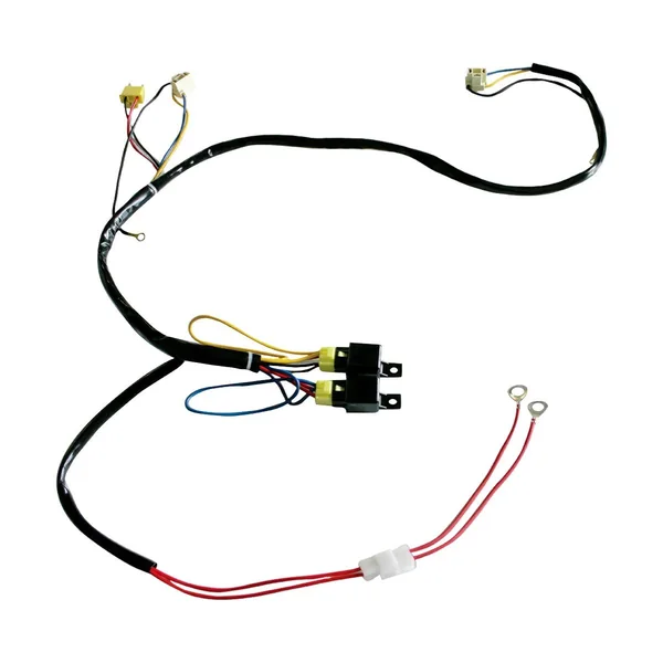 H4 Main Plug & Dual-Relay Headlight Looped Harness