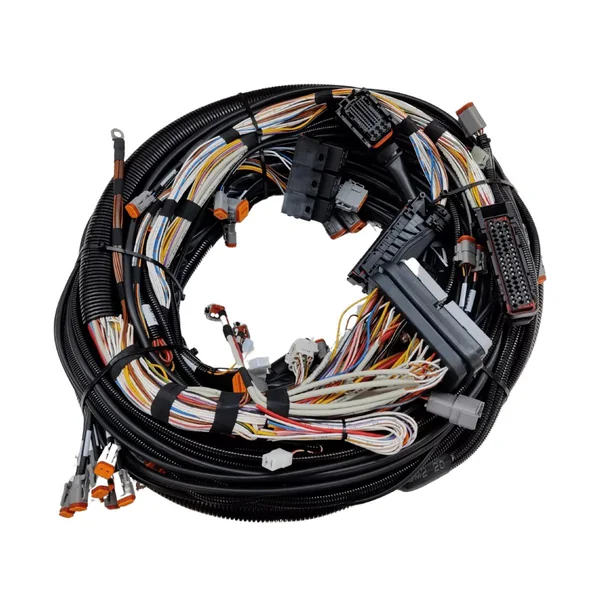 Multi-Plug Equipment Control Coiled Harness