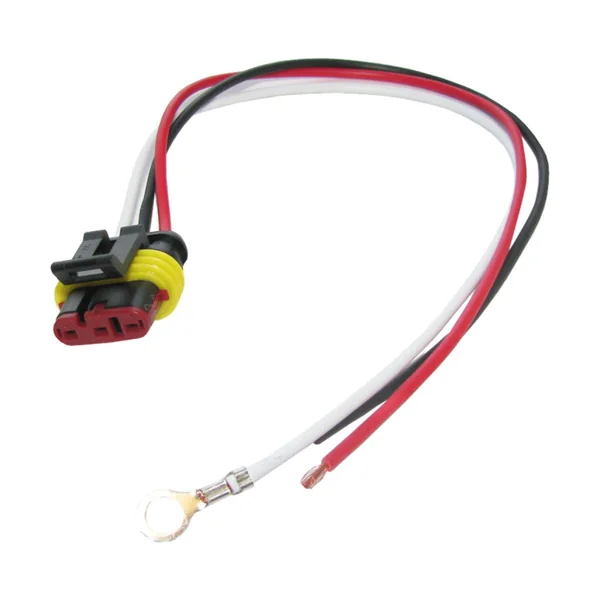 3-Position Plug to Ground Ring Terminal Pigtail