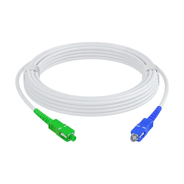 SC-APC to SC-UPC 1-Core Fiber Patch Cable