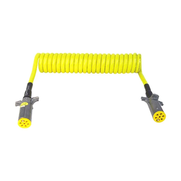 7-Pin Auxiliary Power Coiled Harness