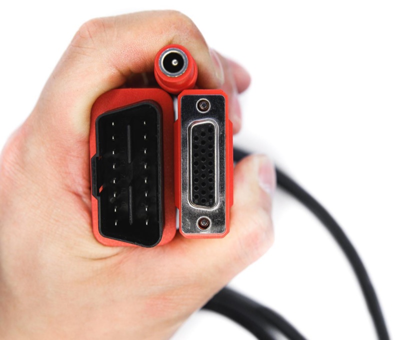 DTS 3-Row DB15 to OBD2 16 Pin Main Test Cable Adapter