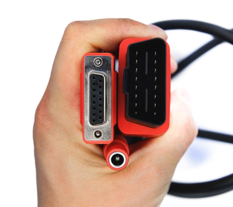 DTS 2-Row DB15 to OBD2 16 Pin Main Test Cable Adapter