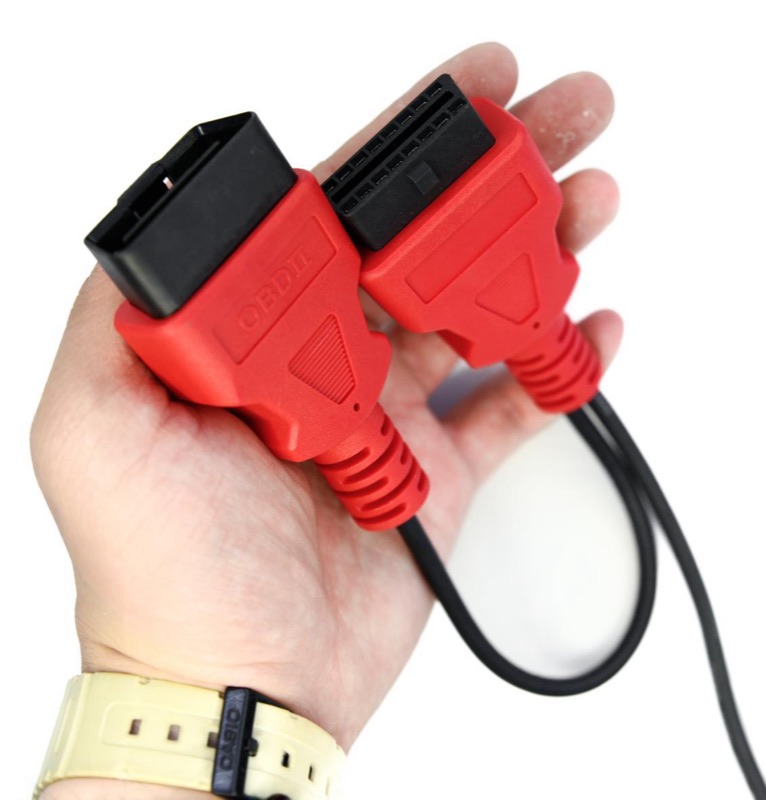 Autel Chrysler 12+8 Red Square Upgrade Adapter Cable