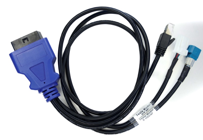 iCarsoft E2 Tesla LAN OBD2 Diagnostic Adapter